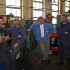 J90- Verkstadsgubbarna Igor,Peter, Rickard,  X
