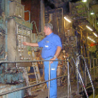 E140-Bertil Rodin vid PM15. Pressparti